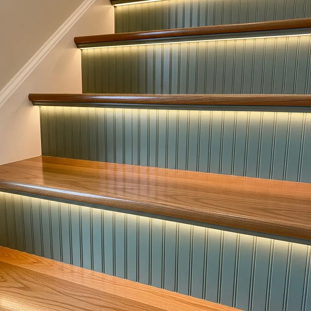 Accent Ideas On Stair Risers