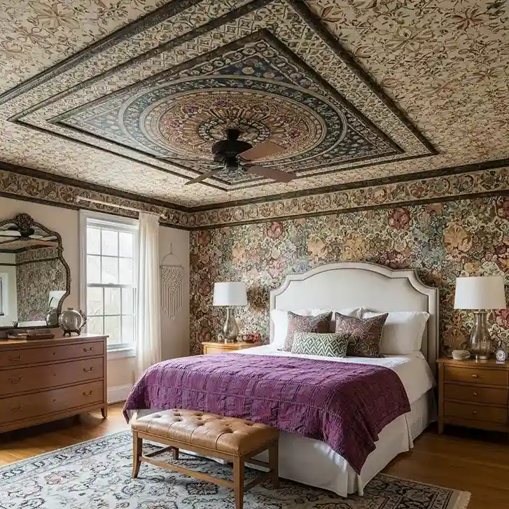 Bedroom Ceiling Designs Bohemian