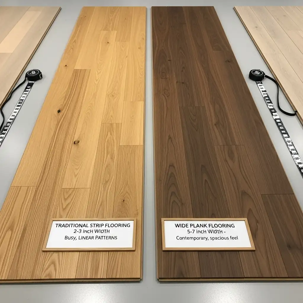 Engineered Hardwood Width and Plank Length