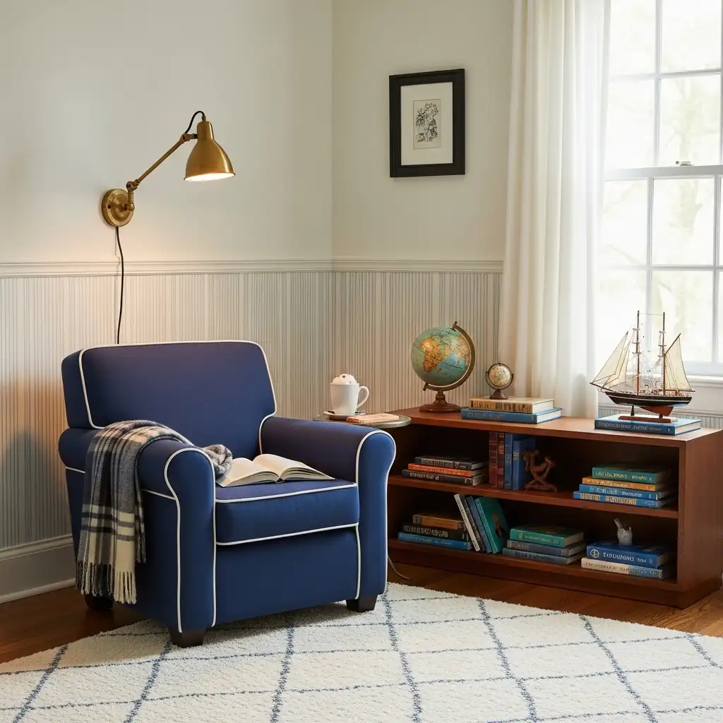 Ralph Lauren Kids Room Dedicated Reading Corner