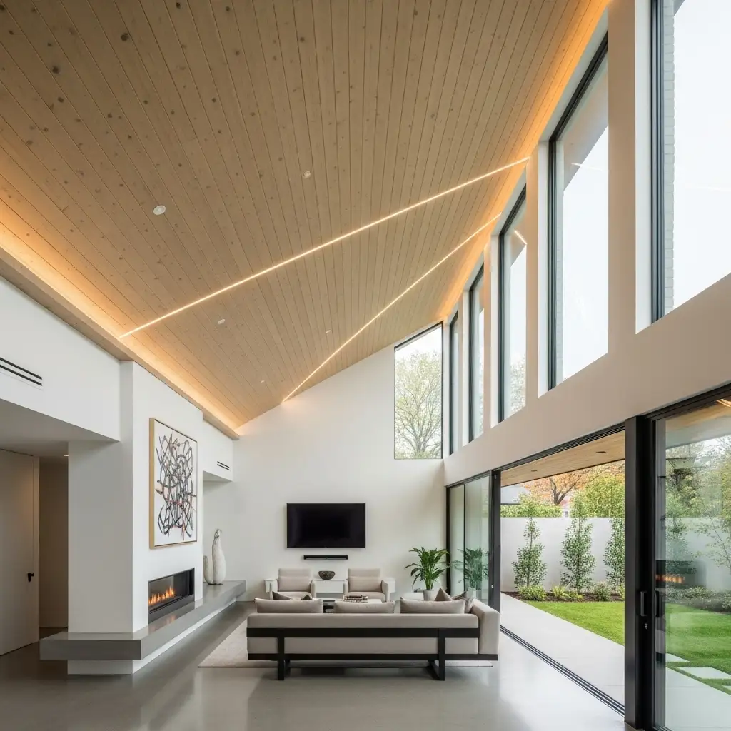 Single-Slope Vaulted Ceilings