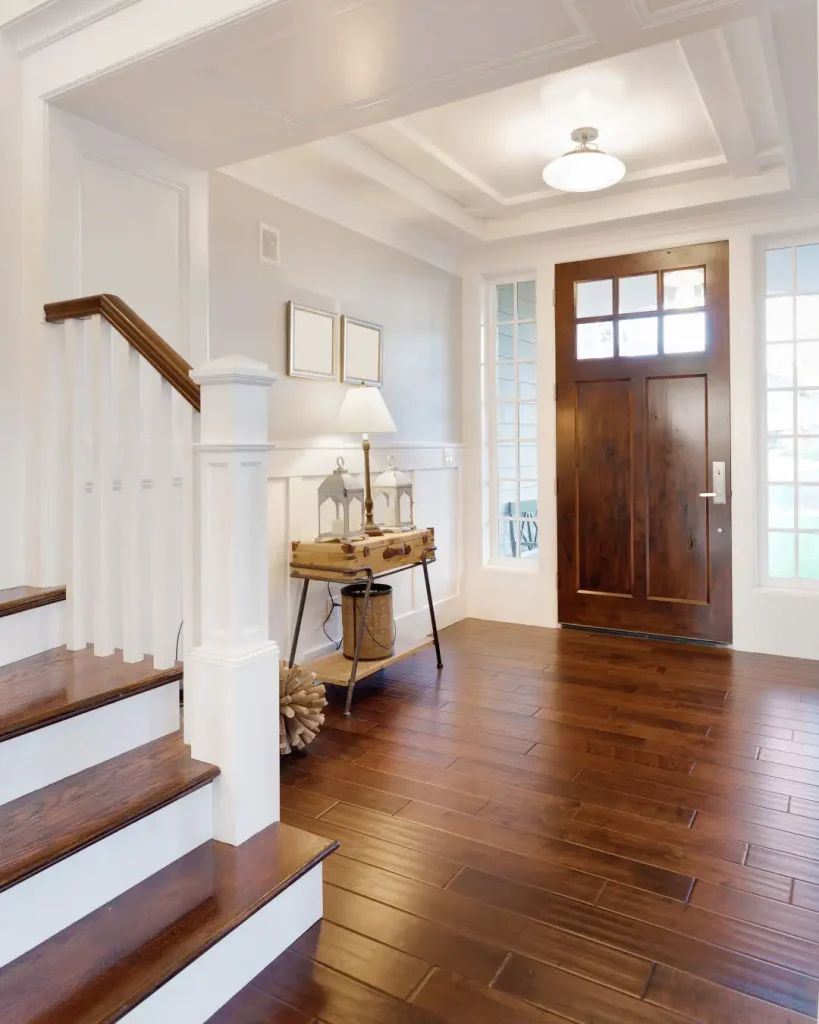 Engineered hardwood Flooring Medium Brown Tones