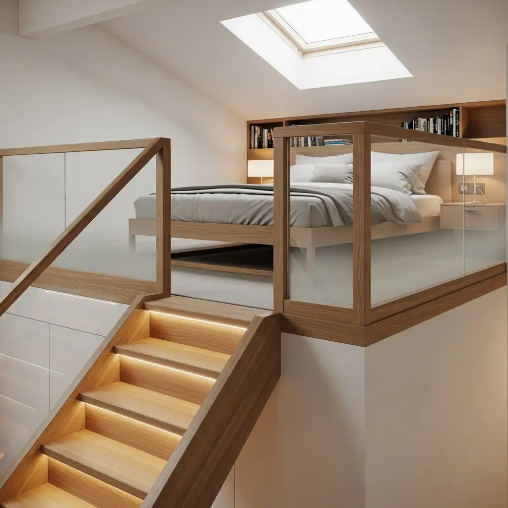 Loft Bedroom Ideas for girls Safety and Accessibility