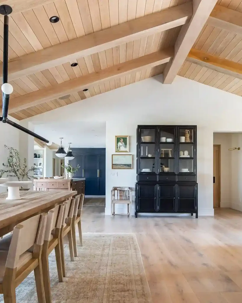 Vaulted Ceilings Natural Wood Planks