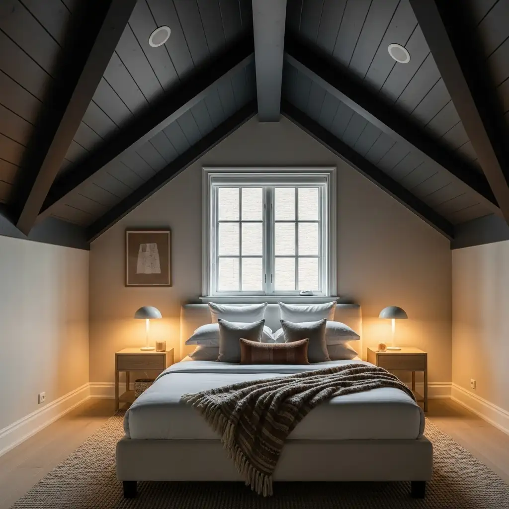 Vaulted Ceilings Bold Statement Colors