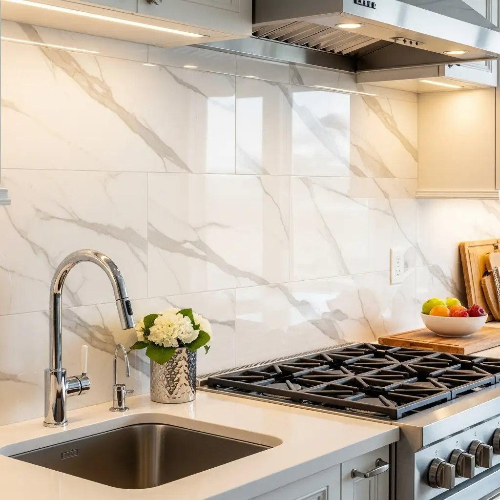 Peel and Stick Floor tile ideas Elegant Carrara Marble