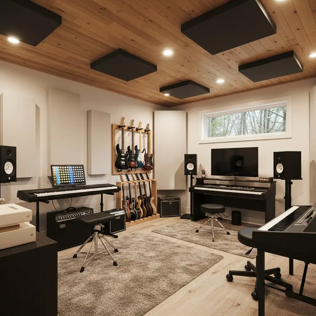 hobby room design ideas Home Music Studio