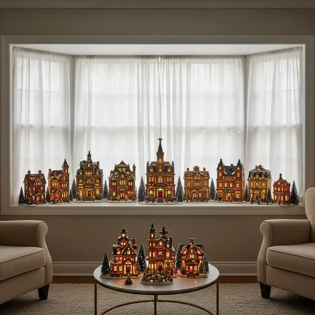 Bay Window or Large Window Sill Display