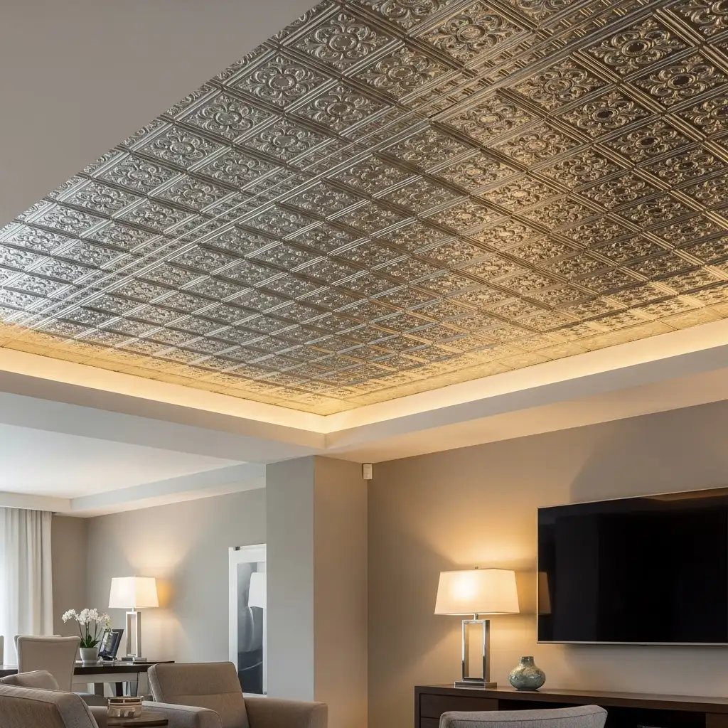 Direct Mount Tiles ceiling
