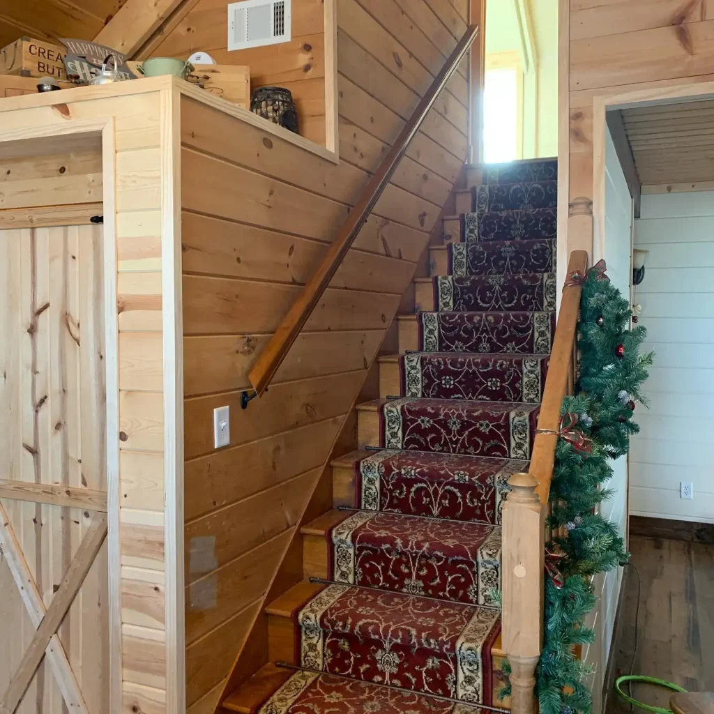 vertical tongue and groove walls