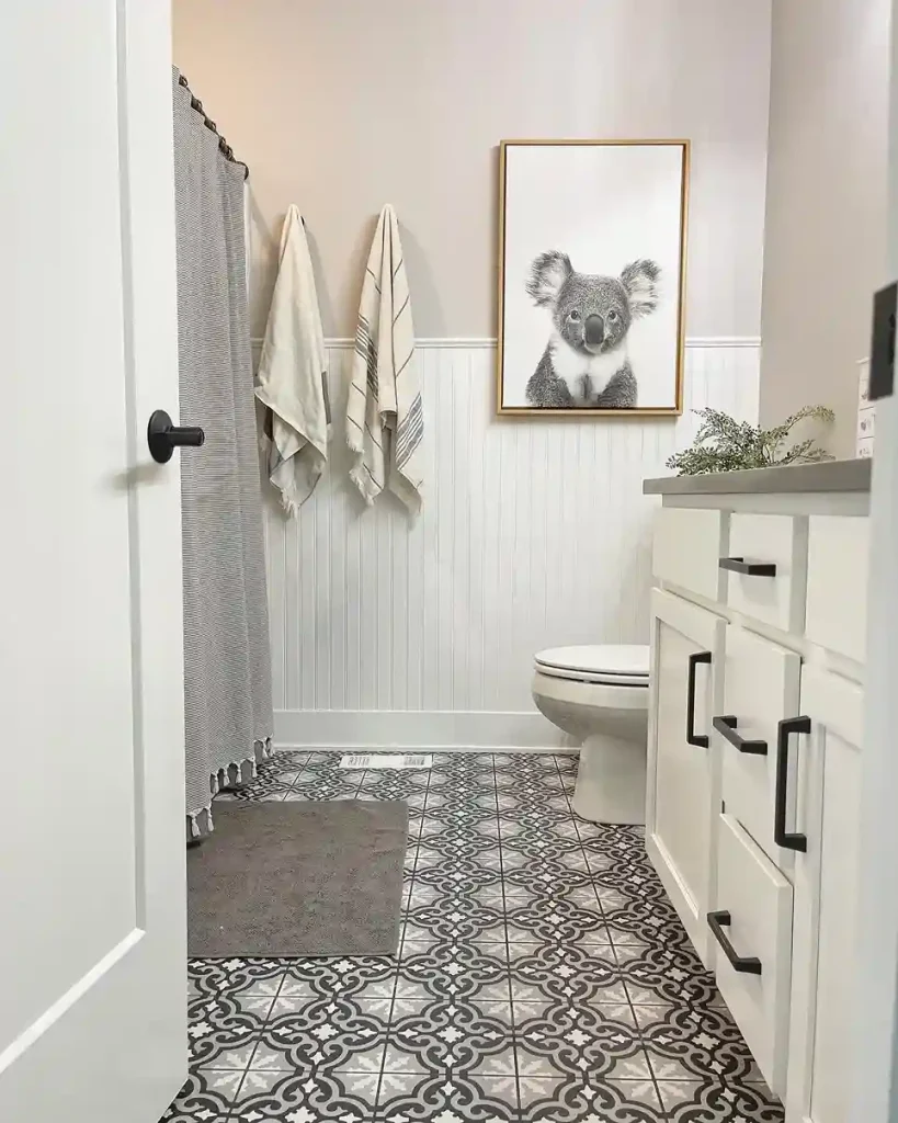 Beadboard Wall Accent Ideas Bathroom Brilliance