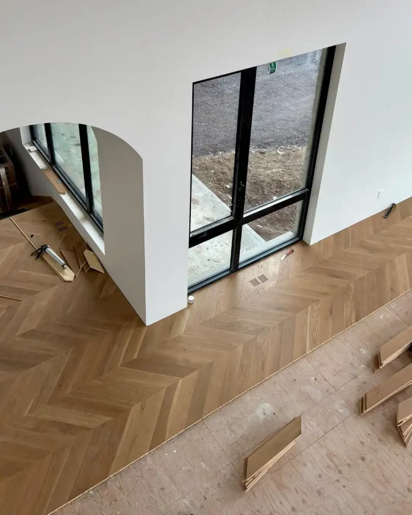 Chevron Flooring Unmatched Visual Impact