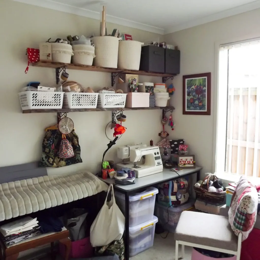 Craft Room Storage Ideas Built-In Shelving Systems