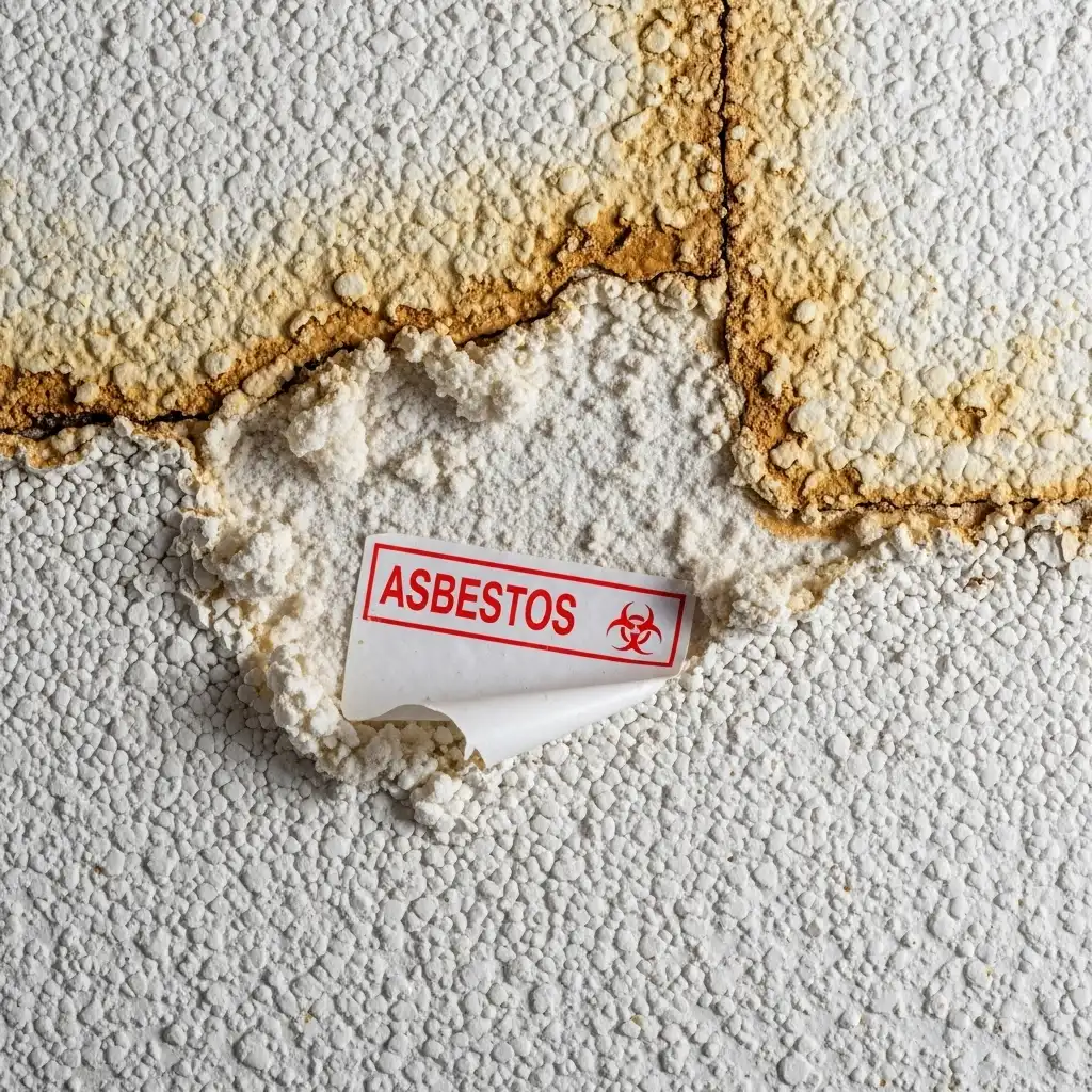 popcorn ceiling asbestos