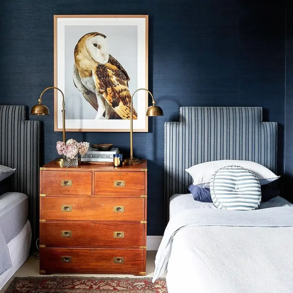 Ralph Lauren Kids Room Ideas Upholstered Headboard