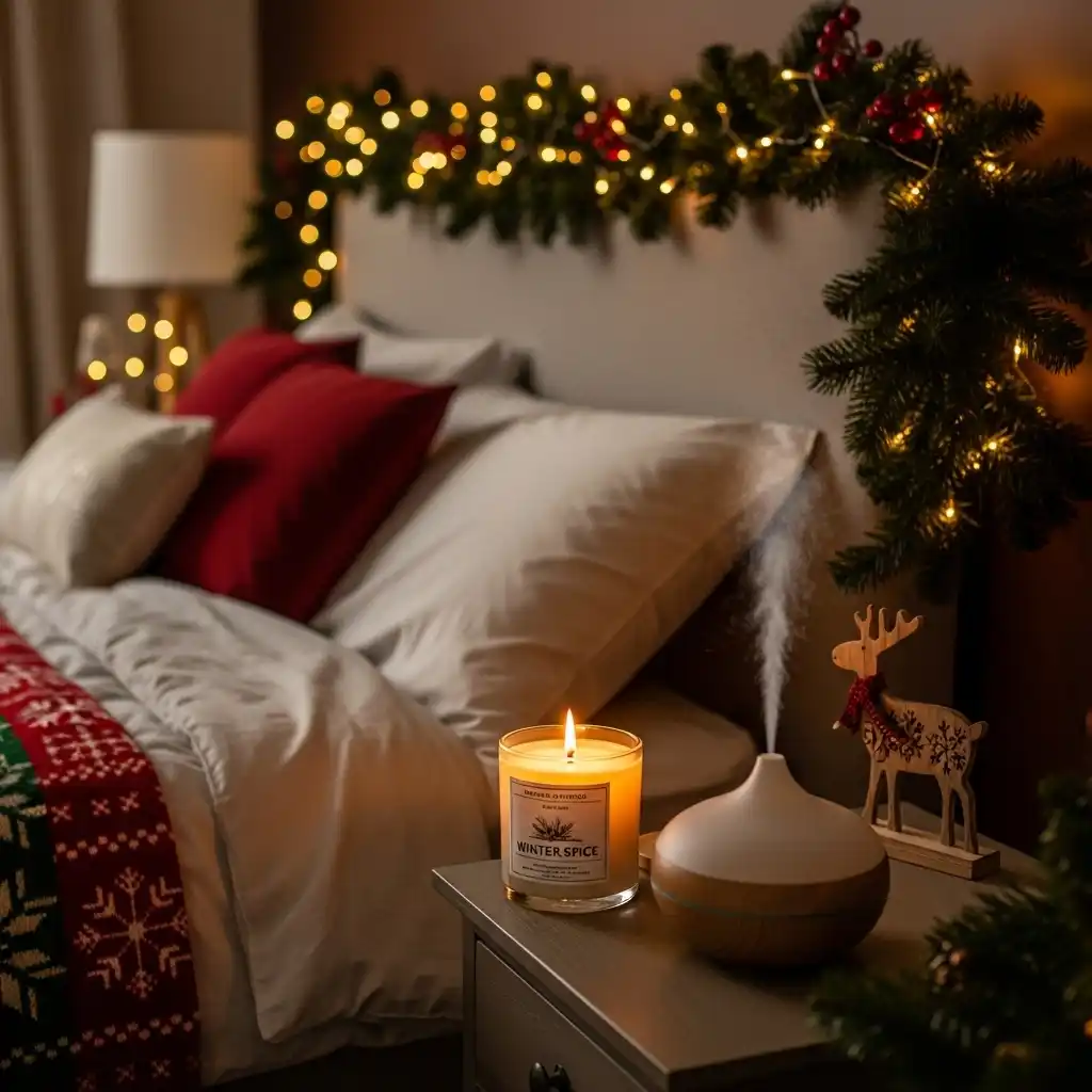 Christmas Bedroom Ideas Scented Candle or Diffuser