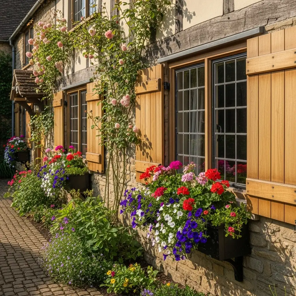 English Cottage Quaint Windows