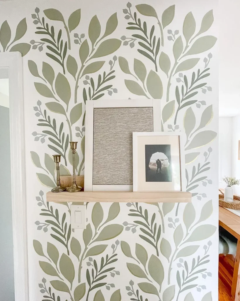 Cheap Wall Covering Ideas stenciling