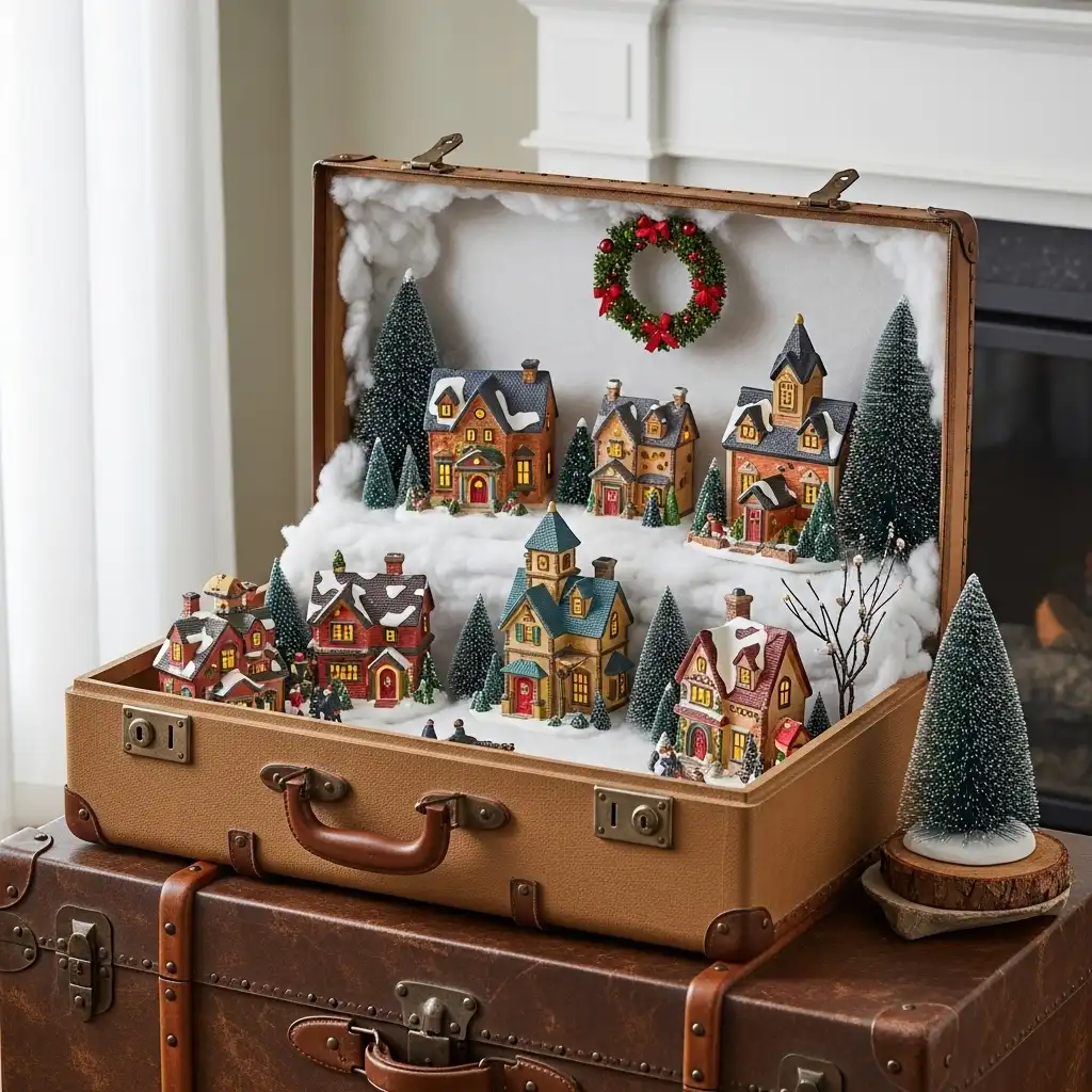 Vintage Suitcase or Trunk Display