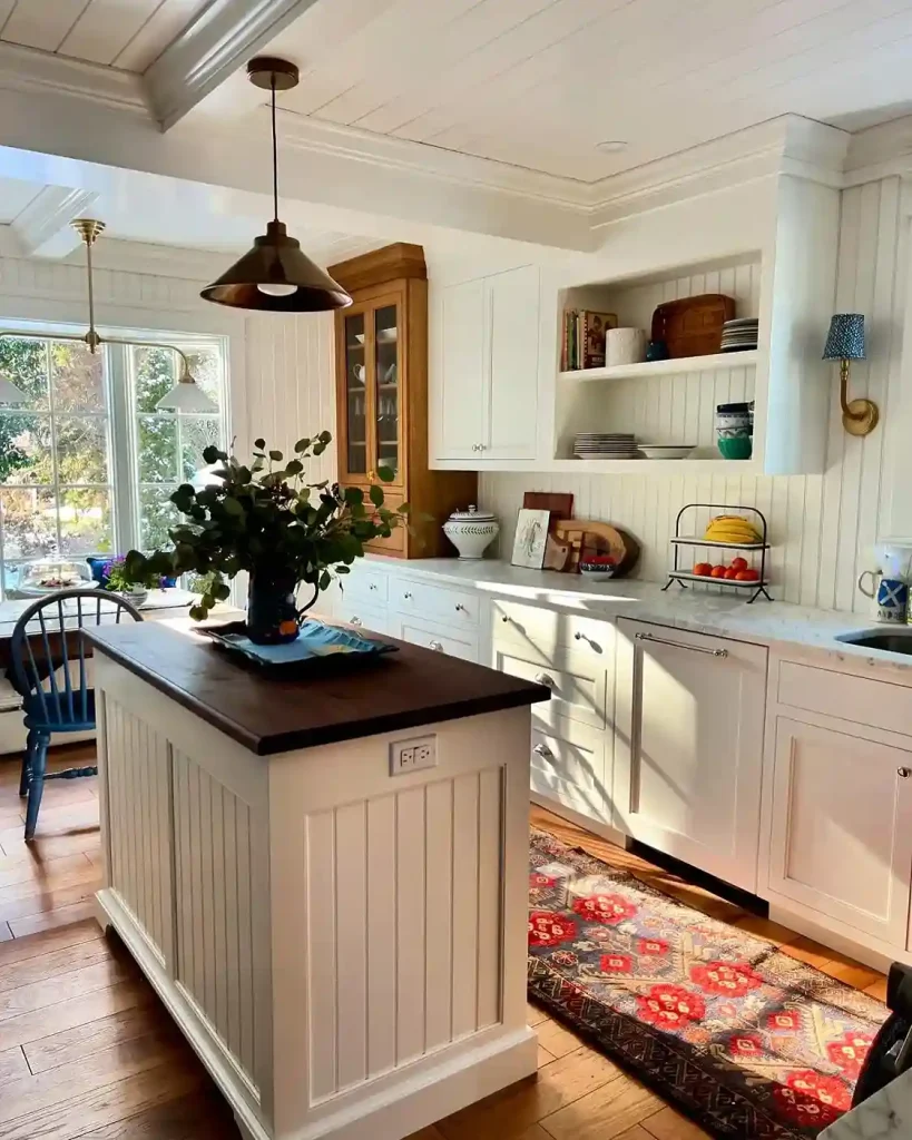 Ceiling Application with accent wall