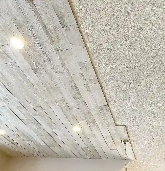 Ceiling Planks or Panels over popcorn