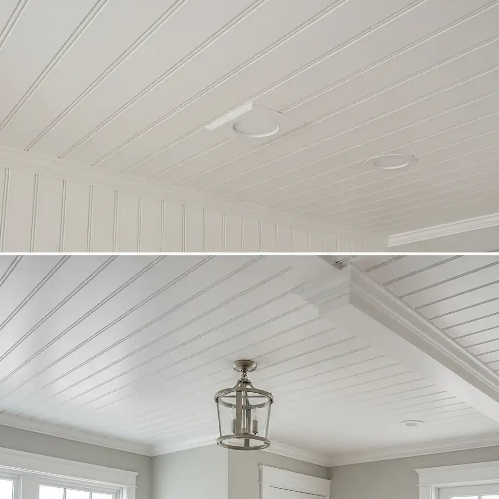 Textured and Traditional Beadboard and Shiplap