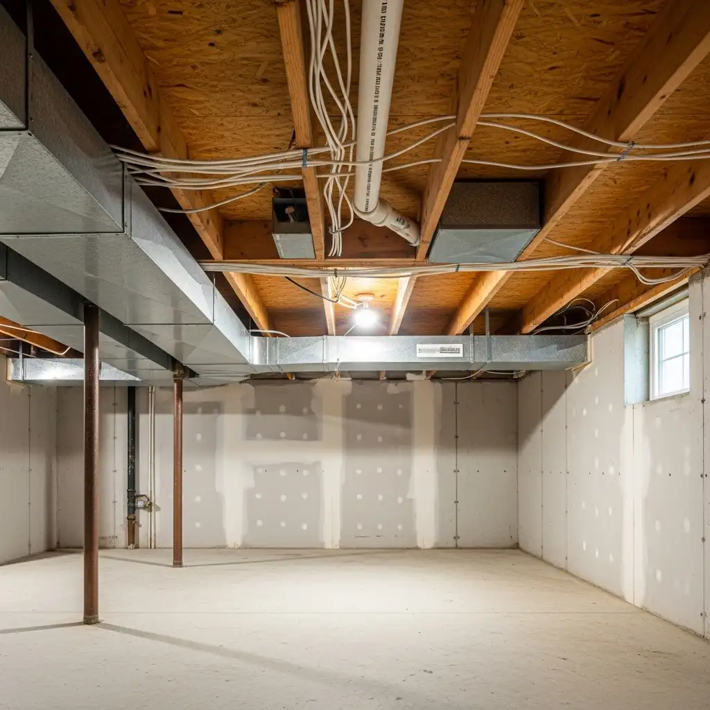 Basement Ceiling Inspection and Repairs