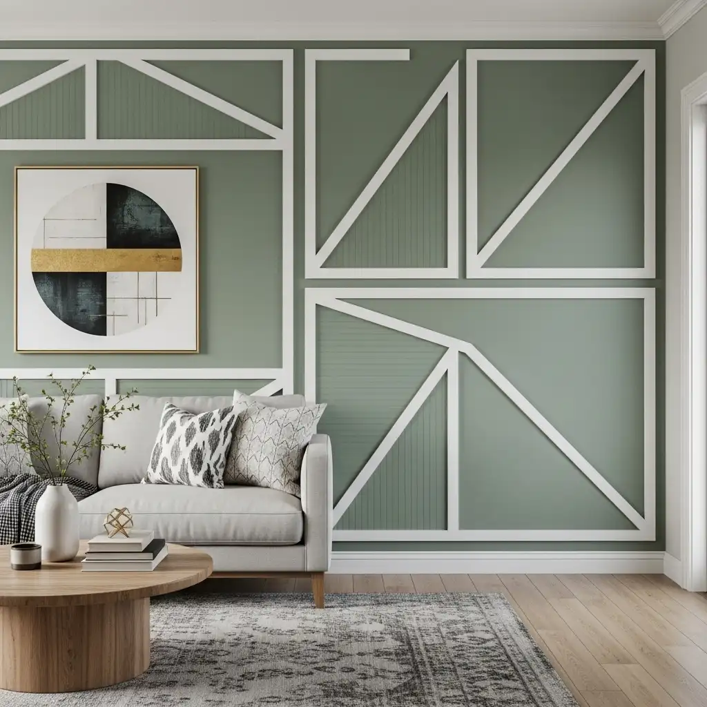 Beadboard Wall Accent Ideas Geometric Panel Insets