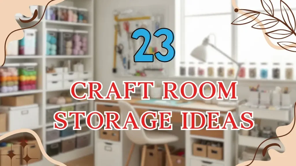 Craft Room Storage Ideas