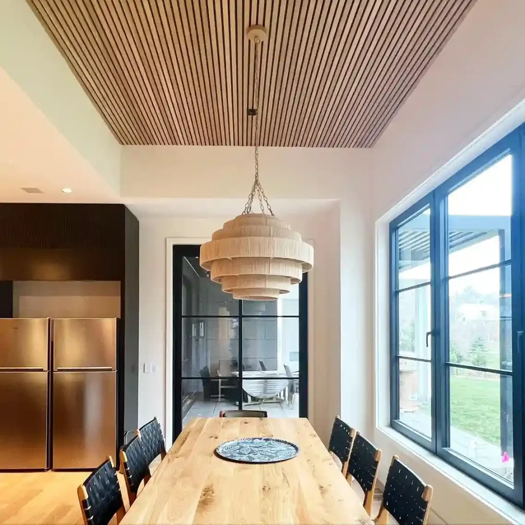 slat wood ceiling