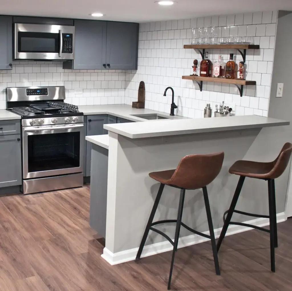 basement kitchen ideas
