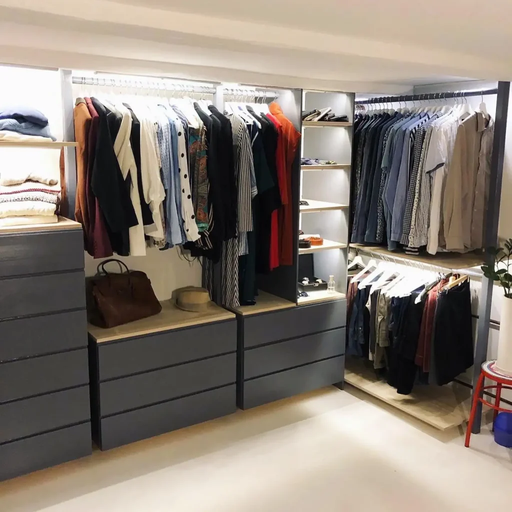 Basement Walk In Closet