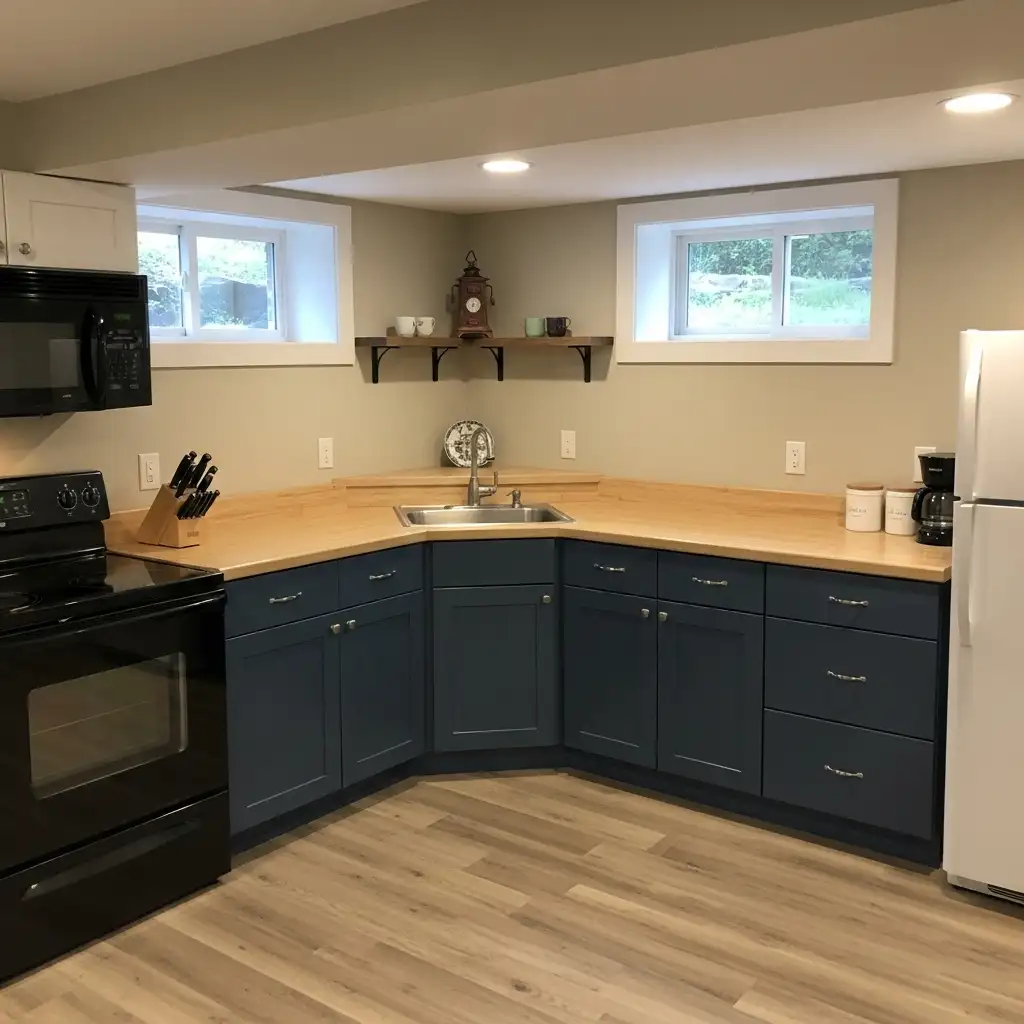 Corner Kitchen Configuration