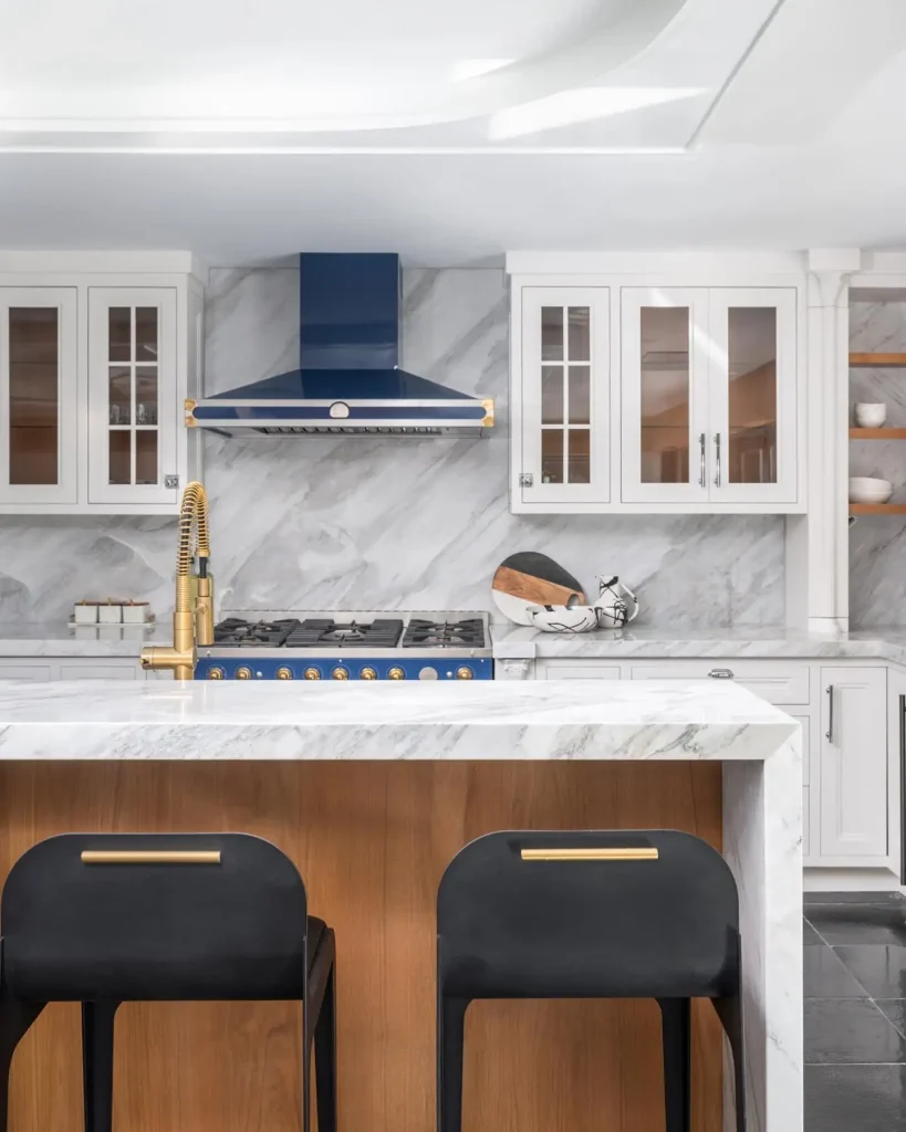 basement kitchen White and Bright Design