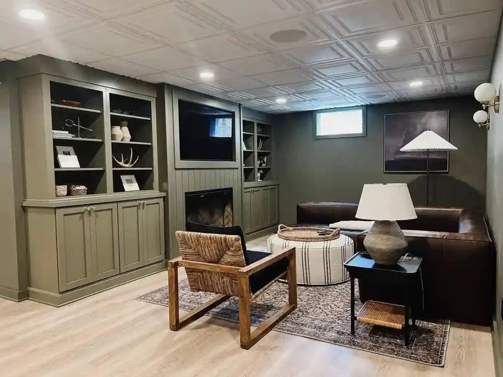 Built-In Entertainment Center basement