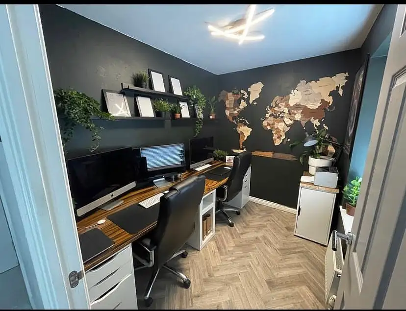 office cubicle Biophilic Design Elements