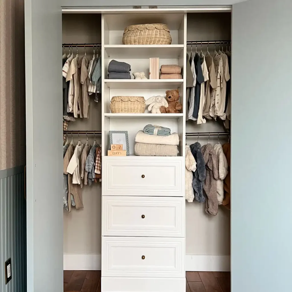 small nursery ideas Closet Organization Systems