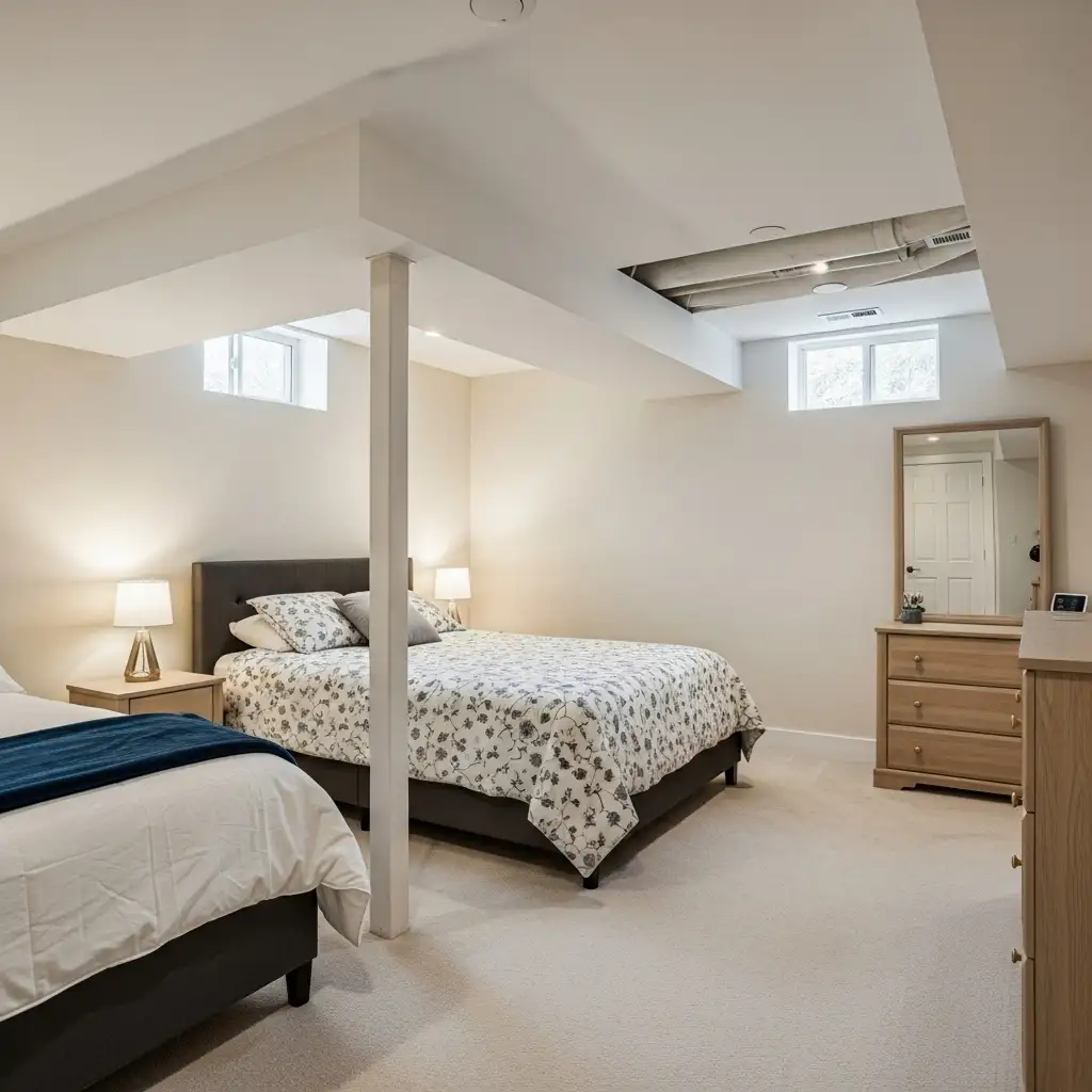 basement bedroom Size Considerations