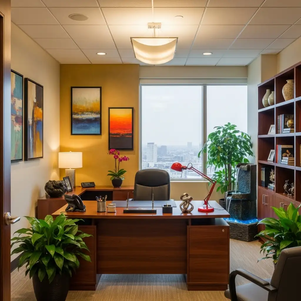 Office Cubicle Functional Feng Shui
