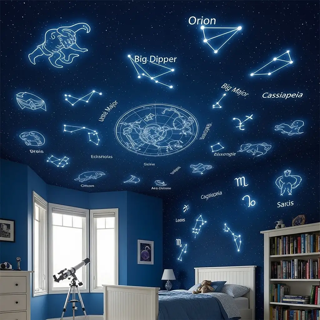 star ceiling Educational Constellation Layouts