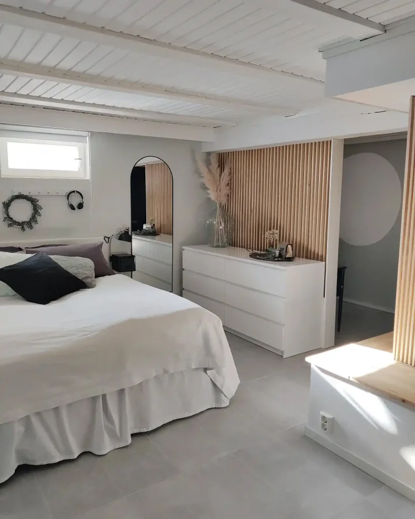 Light Color Palettes bedrooms basement