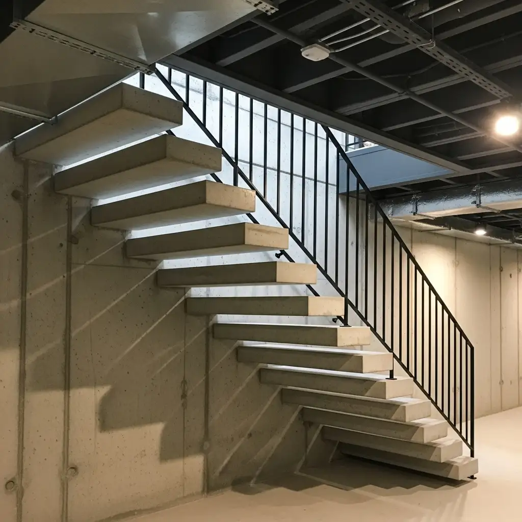 Concrete Treads for an Urban Feel