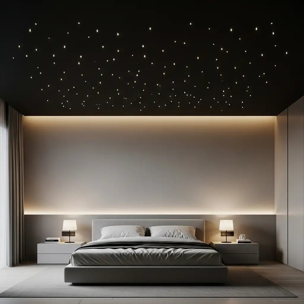 star ceiling Minimalist Scattered Stars