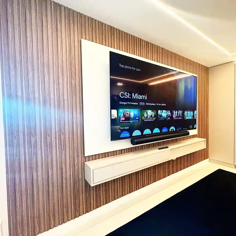 Wood Panel Behind TV ideas