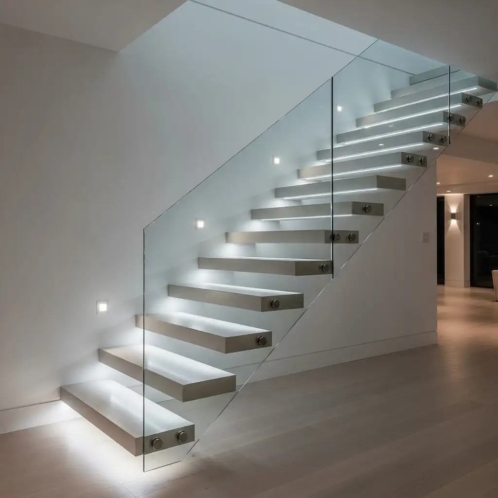 Floating Cantilevered Stair