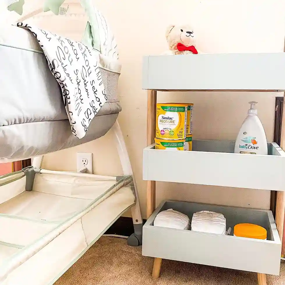 nursery ideas Rolling Storage Carts