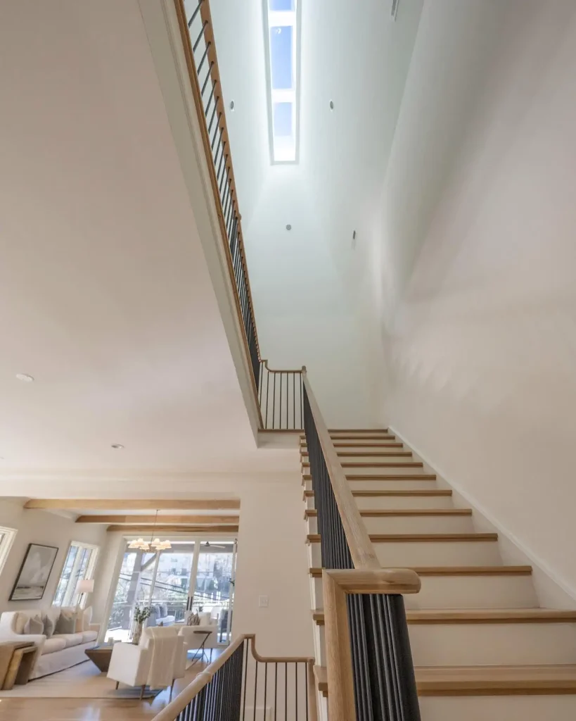 basement stairwell interior
