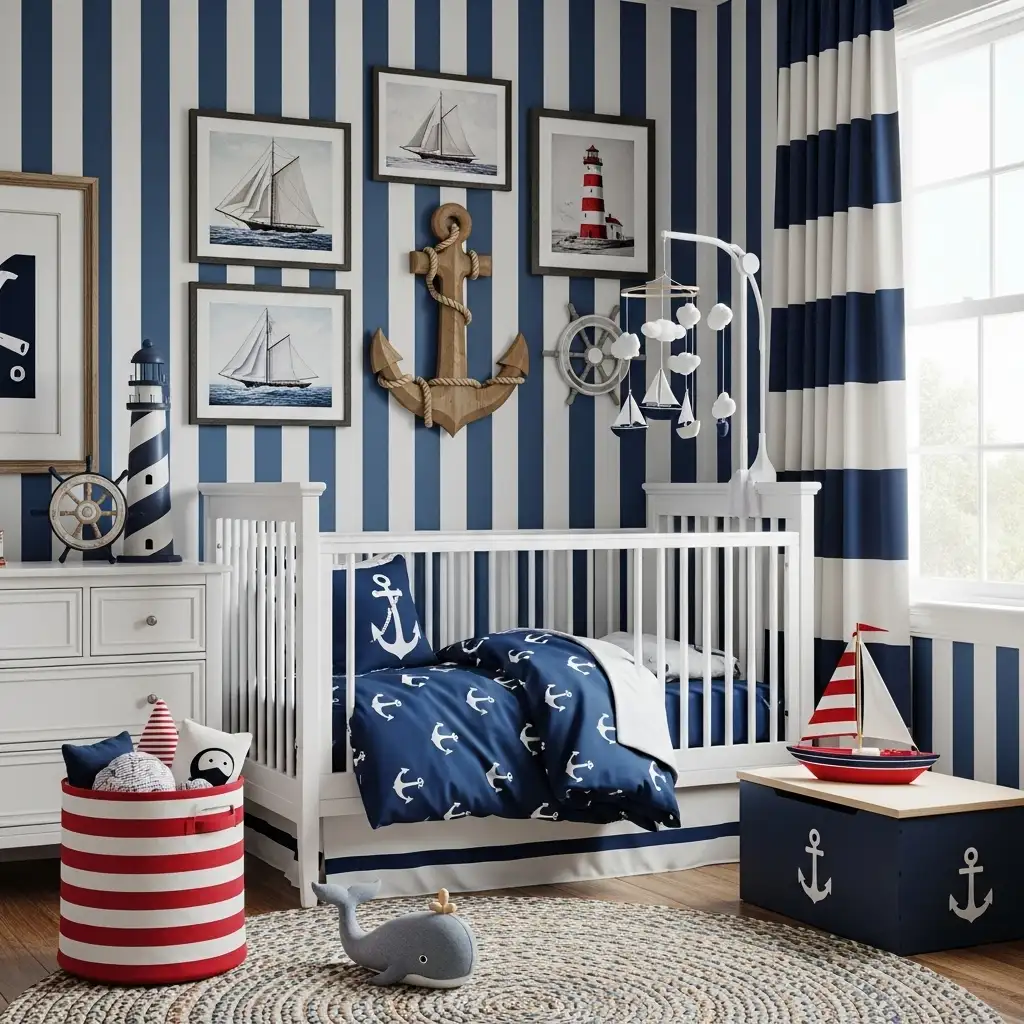 Nursery theme Nautical Voyage