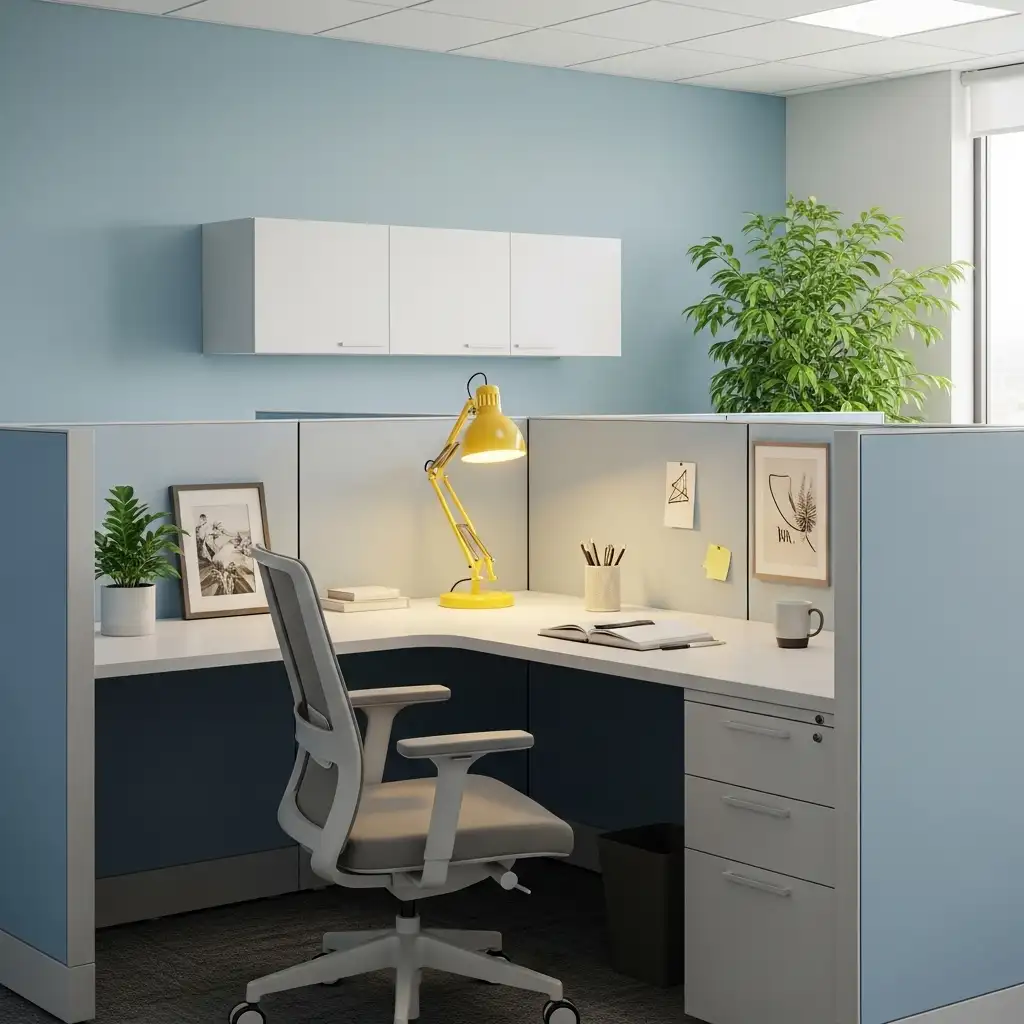 cubicle Color Psychology Scheme