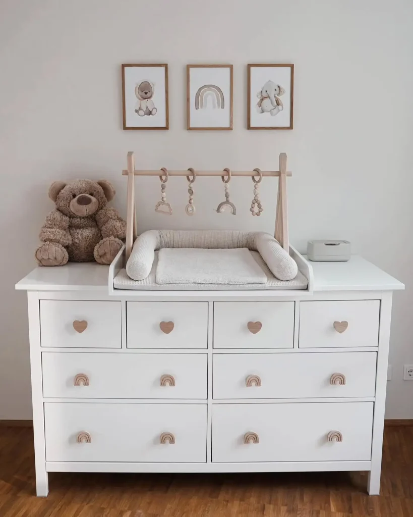 Dresser Doubles as Changing Table
